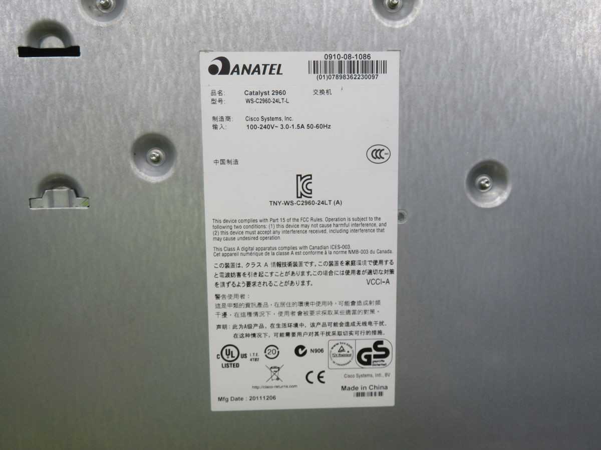 Cisco WS-C2960-24LT-L PLC Module T243714 - Reliable Networking Solution - PLC MODULES