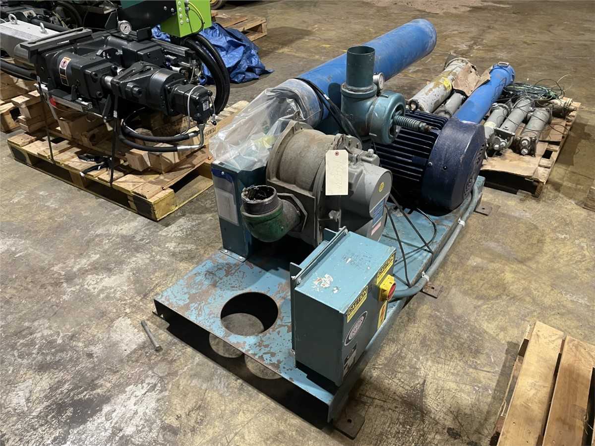 Una-Dyn Vacuum 25 HP Conveyor With Rotary Lobe Blower - VACUUM PUMP