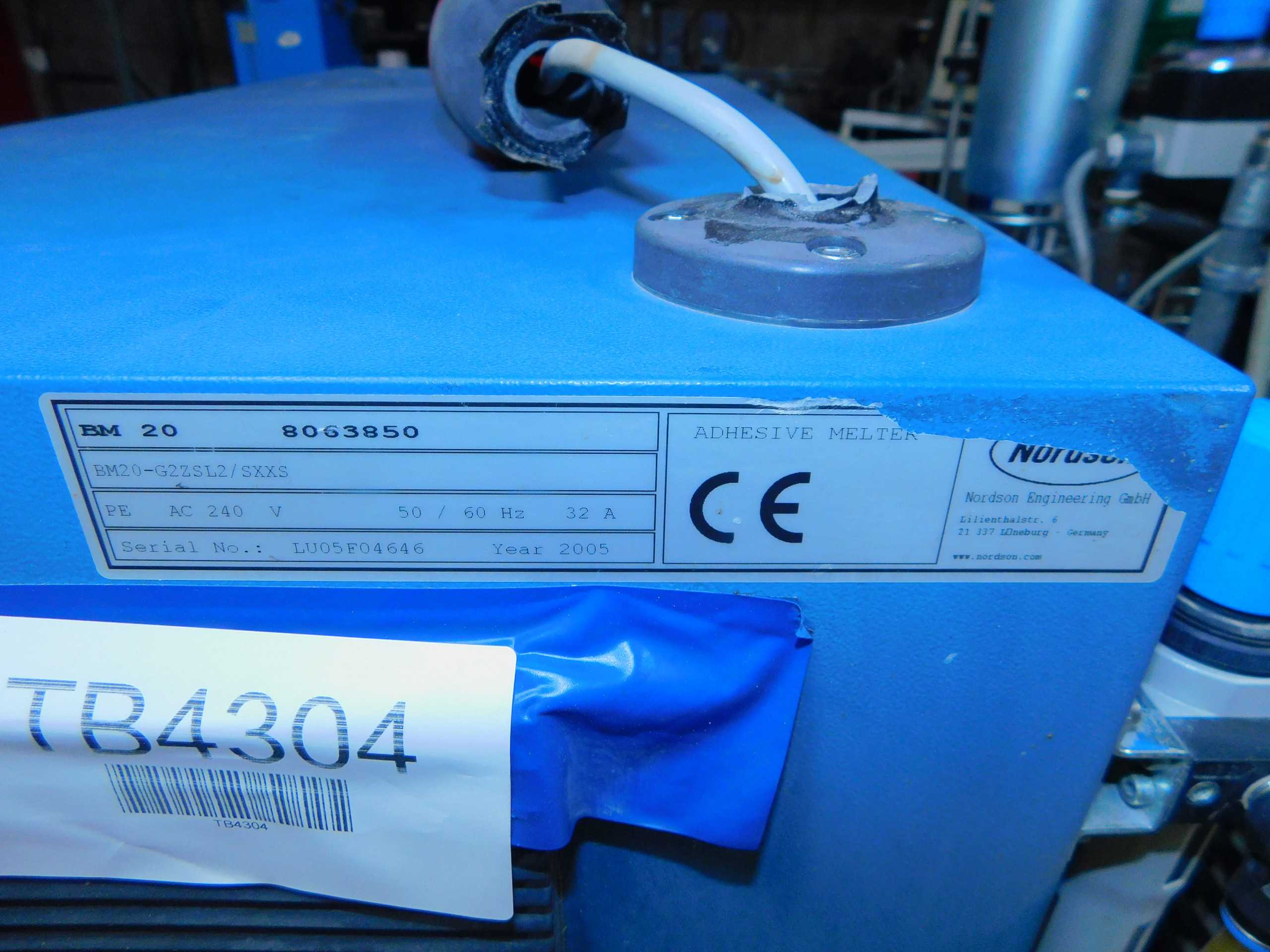 NORDSON BM20-G2ZSL2/SXXS BULK HOT MELT ADHESIVE MELTER AS-IS - AUTOMATION & CONTROLS
