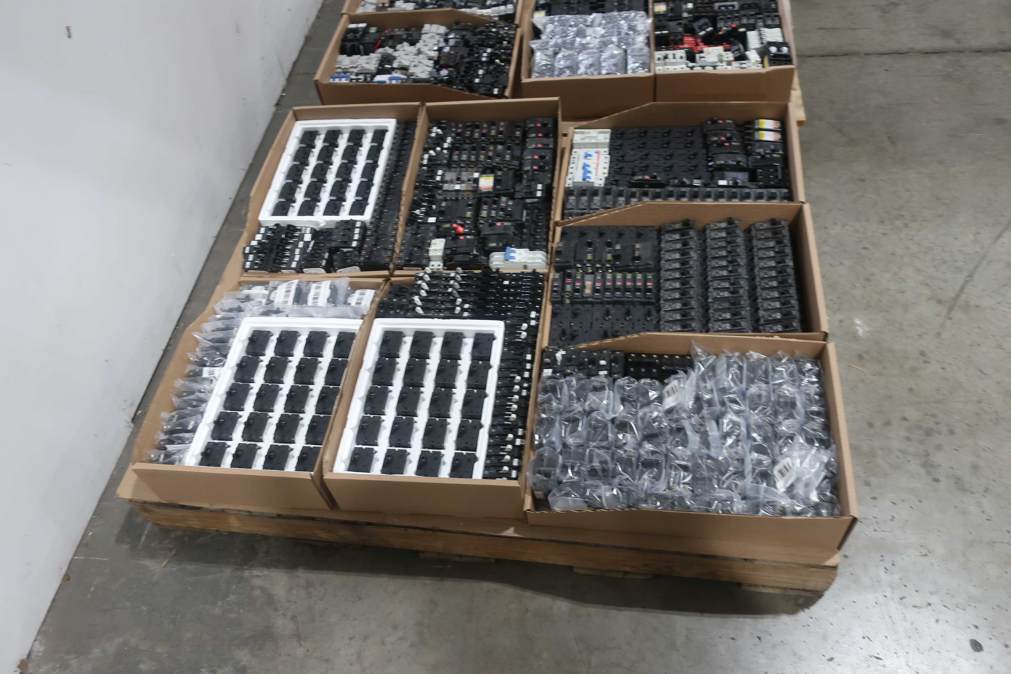 SKU 1783910 - 2 PALLETS OF ASSORTED ELECTRICAL COMPONENTS - ELECTRICAL COMPONENTS