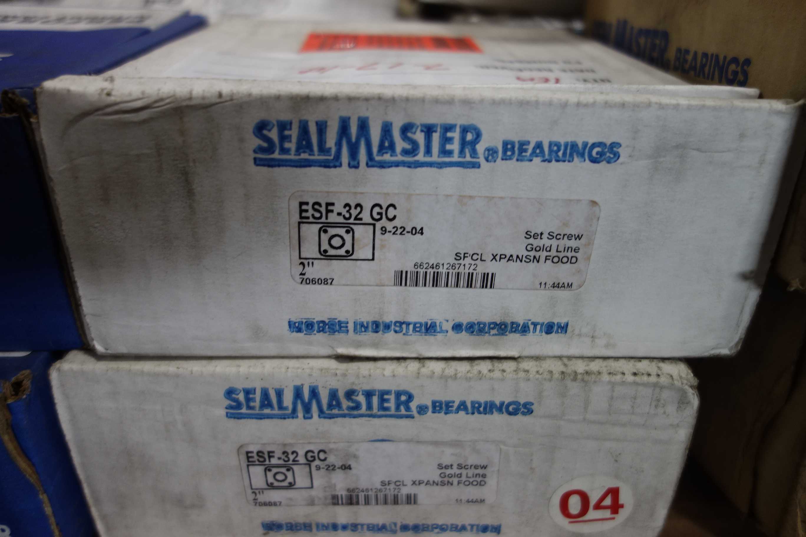 SKU 1773477 - PALLET OF ASSORTED SEAL MASTER BEARINGS, MOUNTED, PILLOW BLOCK - BEARINGS