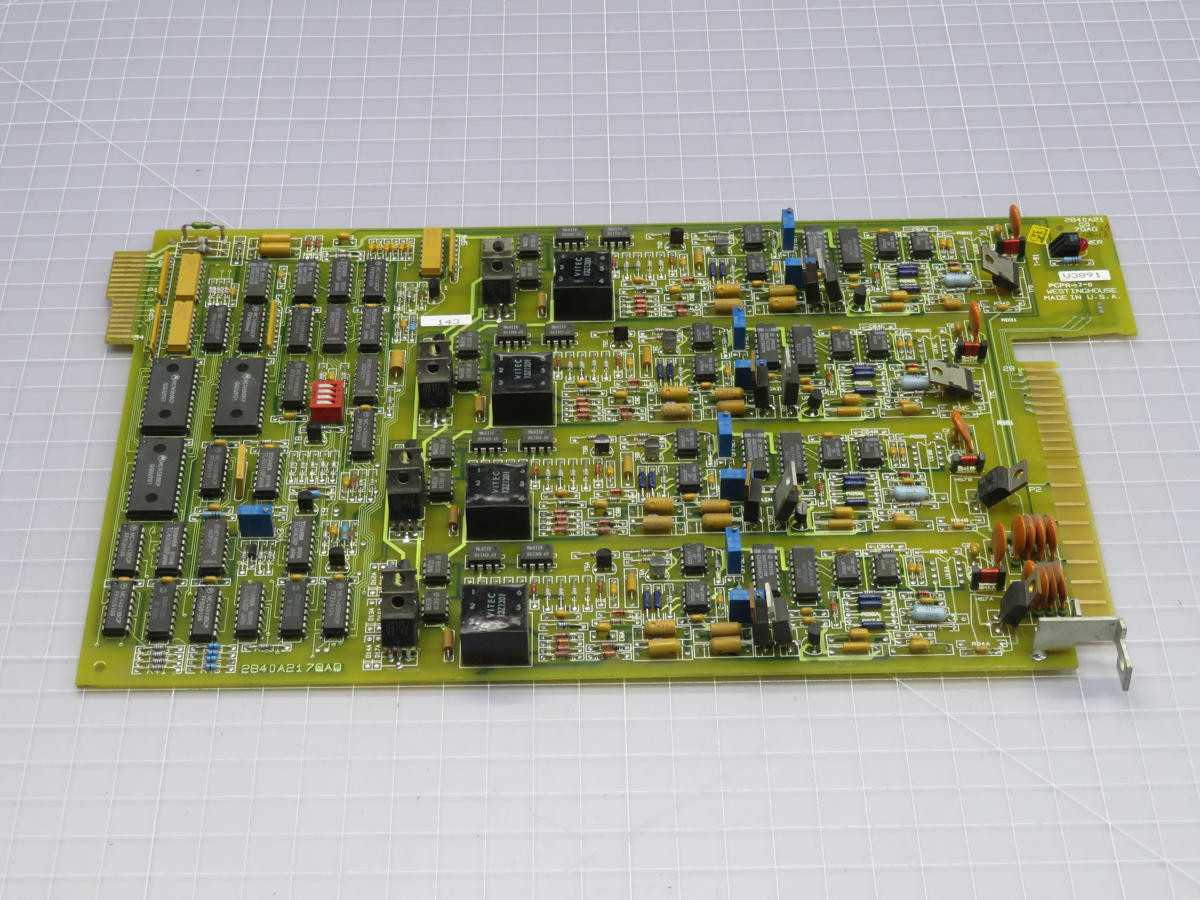 WESTINGHOUSE 2840A21G07QA0 CONTROL BOARD T226431 - AUTOMATION & CONTROLS