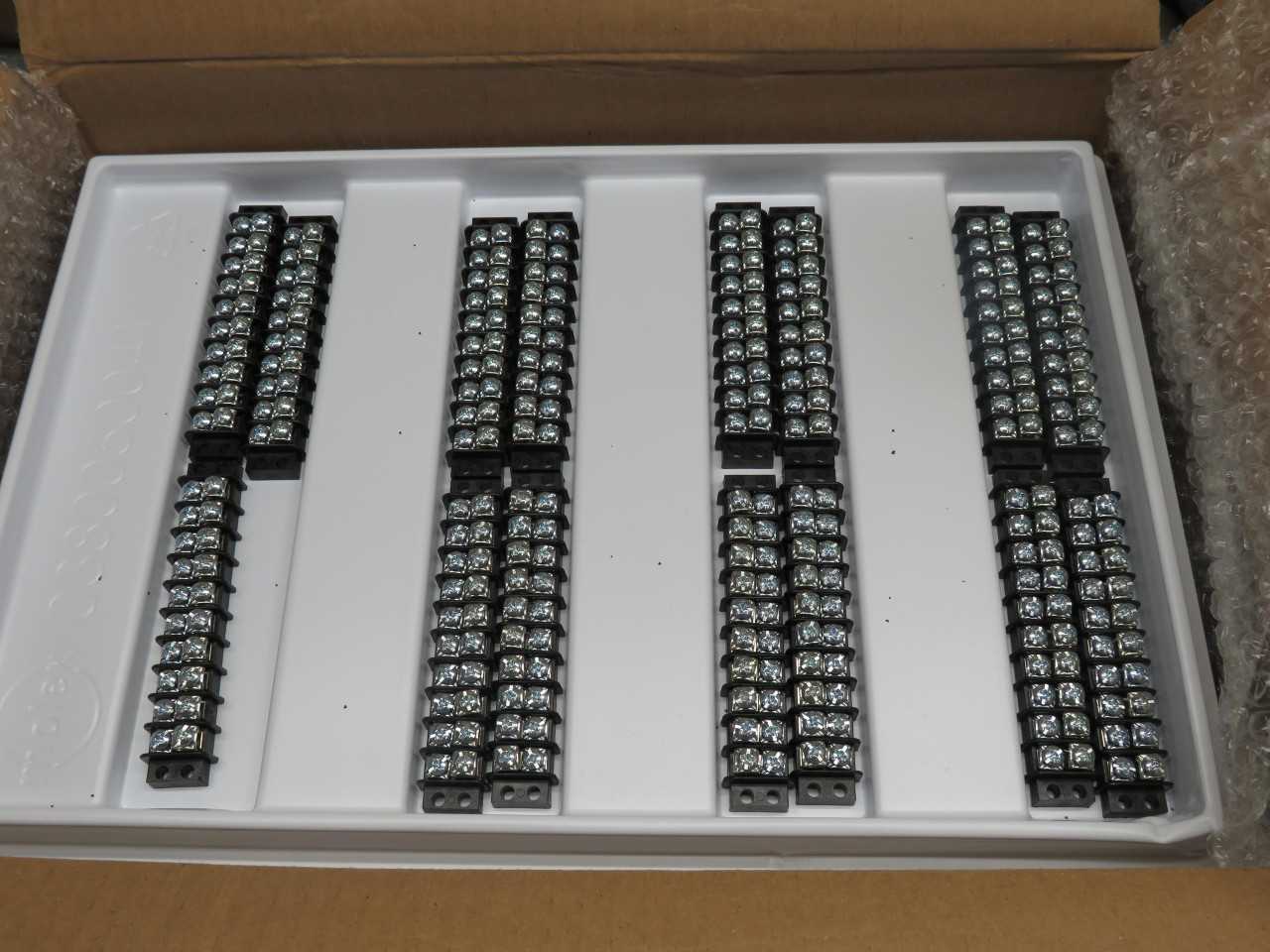 LOT OF 150 MOLEX 0387790118 CONN BARRIER STRP 10CIRC 0.375"	
 T153085 - TERMINAL BLOCKS