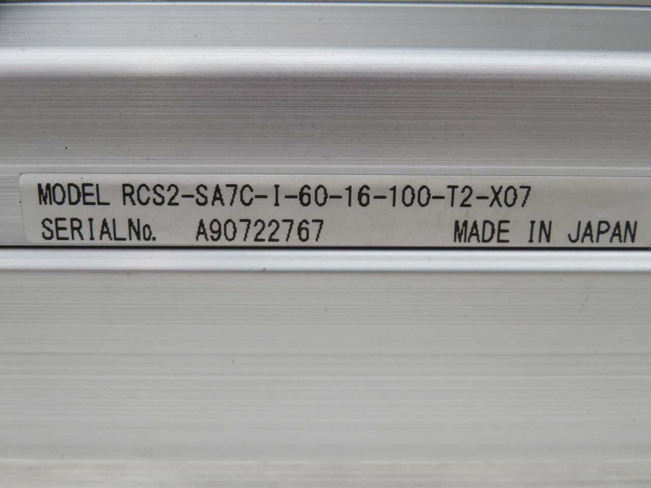 IAI RCS2-SA7C-I-60-16-100-T2-X07 SLIDER TYPE INCREMENTAL ENCODER T271831 - SERVO