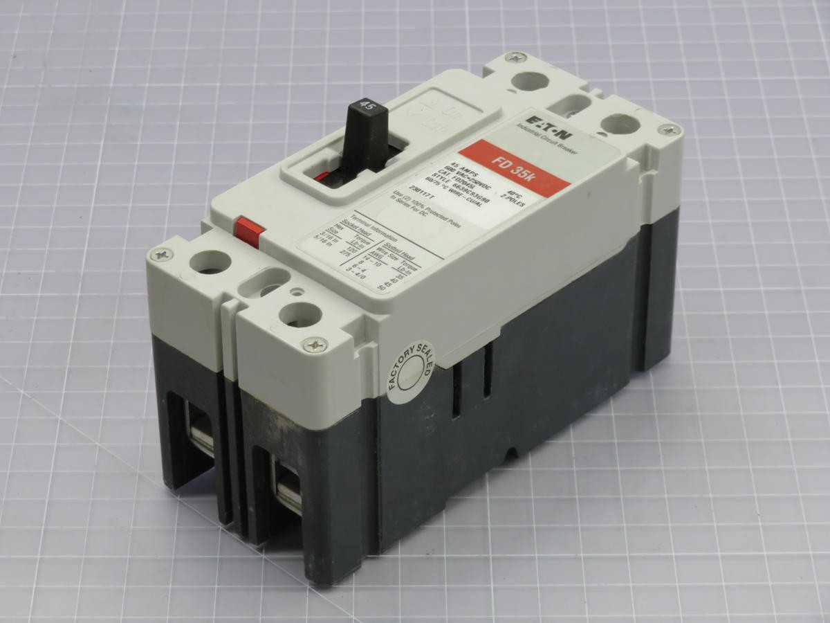 EATON FD2045L MOLDED CASE CIRCUIT BREAKER T213037 - CIRCUIT BREAKERS