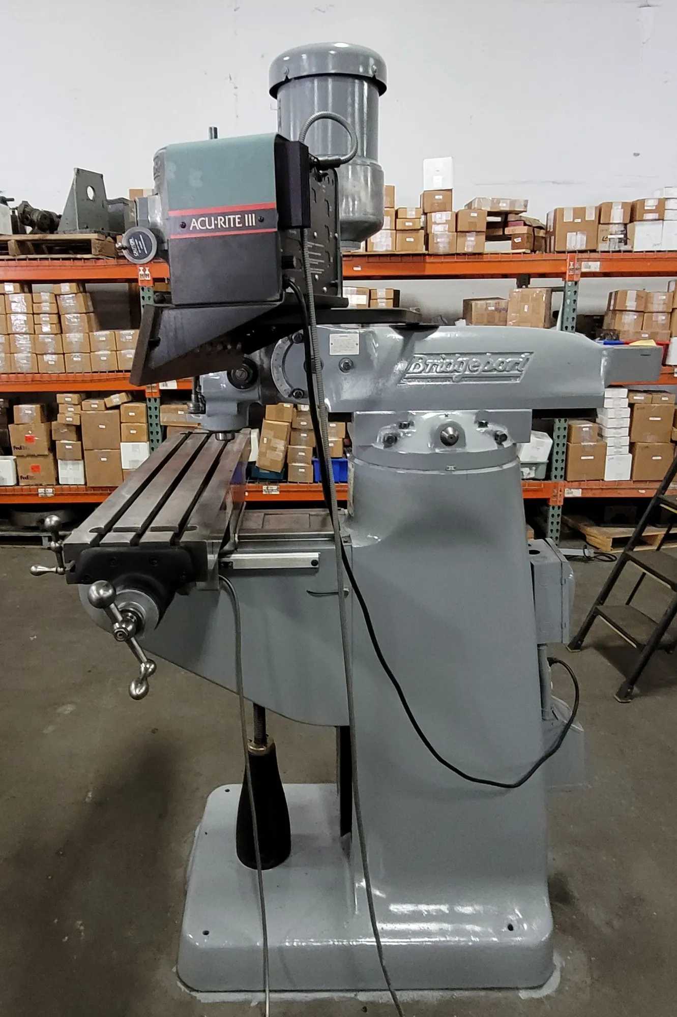 BRIDGEPORT SERIES 1 MILLING MACHINE, 9"X42", 2HP, R8, 4200 RPM - HEAVY DUTY PRECISION - VERTICAL MILLING MACHINES