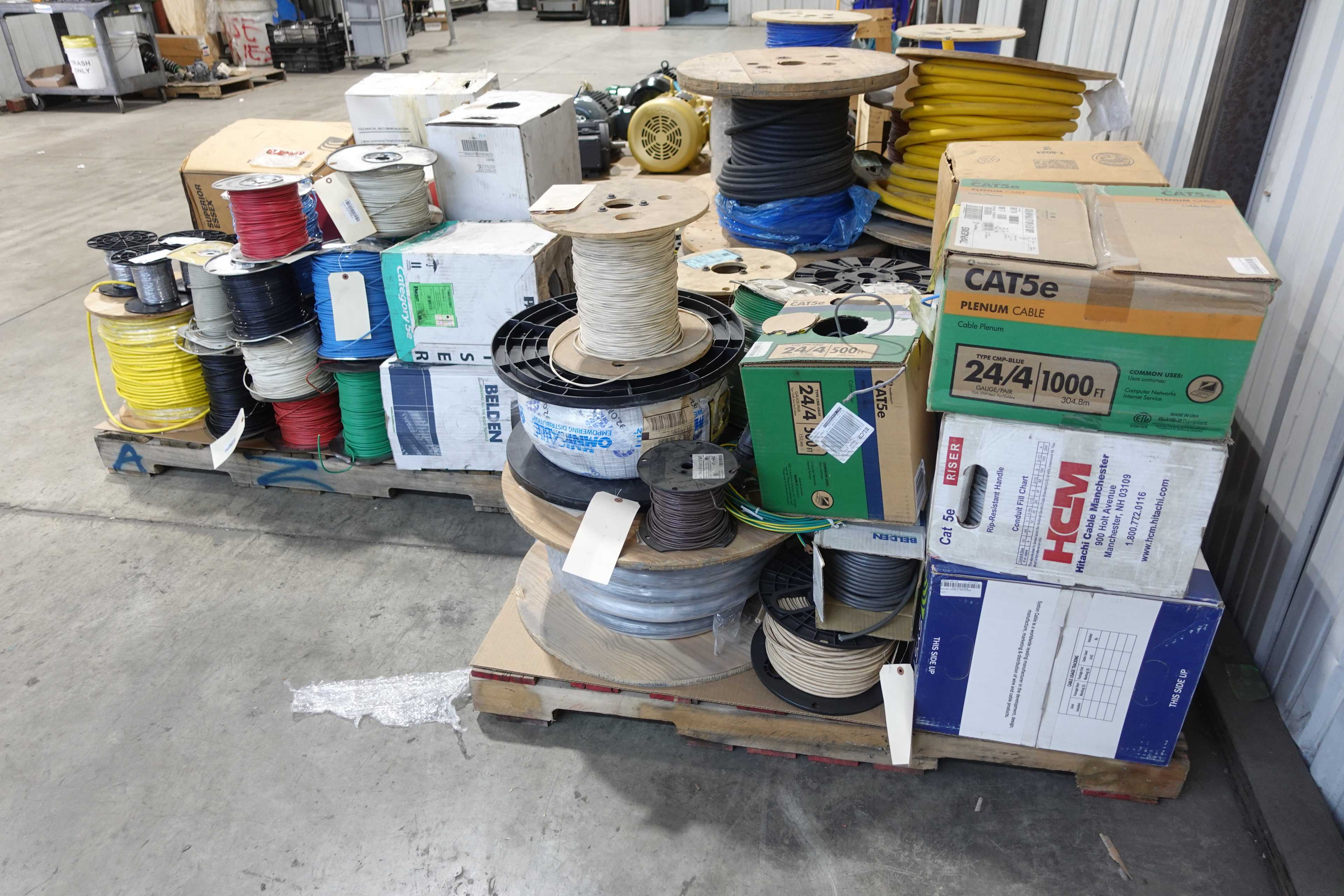 SKU 1779802 - 3 PALLETS OF INSULATED WIRE - WIRE