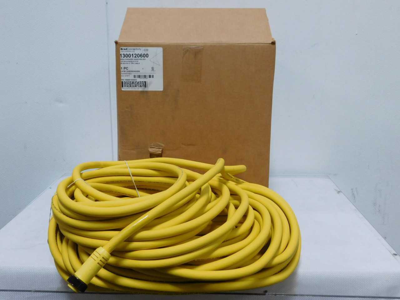 MOLEX 1300120600 332030K04M500 MINI-CHANGE ASSEMBLIES 12 P MALE / FEMALE ST/ST 50.0 M #16/12 TPE CAB - CORDSET CABLES