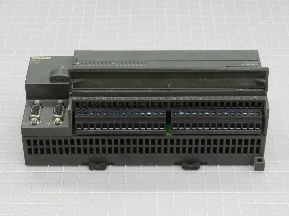 Siemens 6ES7 216-2BD22-0XB0 Programmable Controller T207100 - PLC MODULES