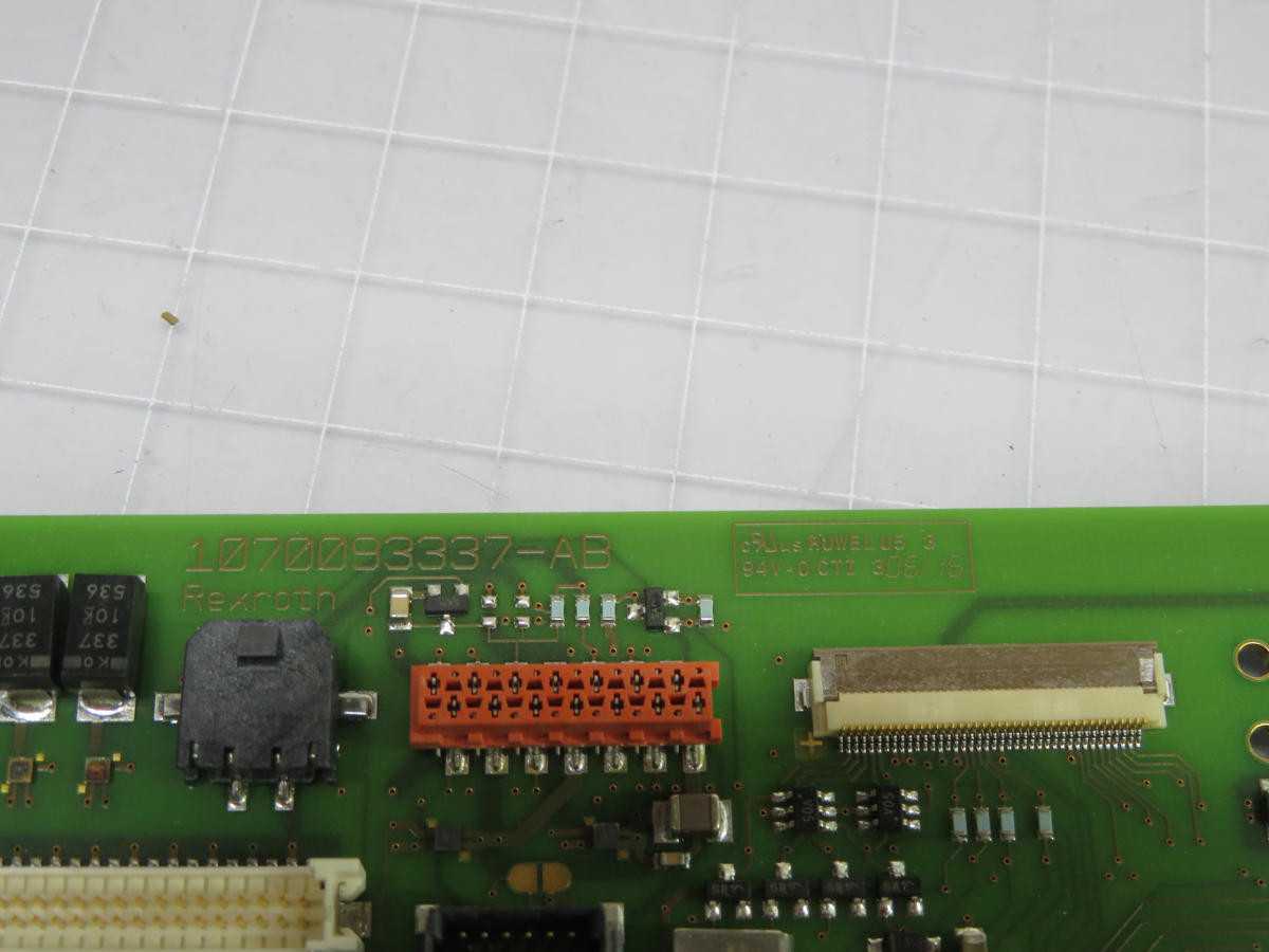 REXROTH 1070093337-AB MAIN BOARD T216965 - AUTOMATION & CONTROLS