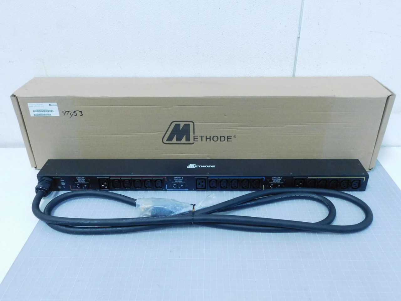 METHODE ELECTRONICS PDU-0V3830M15030 17 OUTLET POWER DISTRIBUTION UNIT T146045 - POWER SUPPLIES