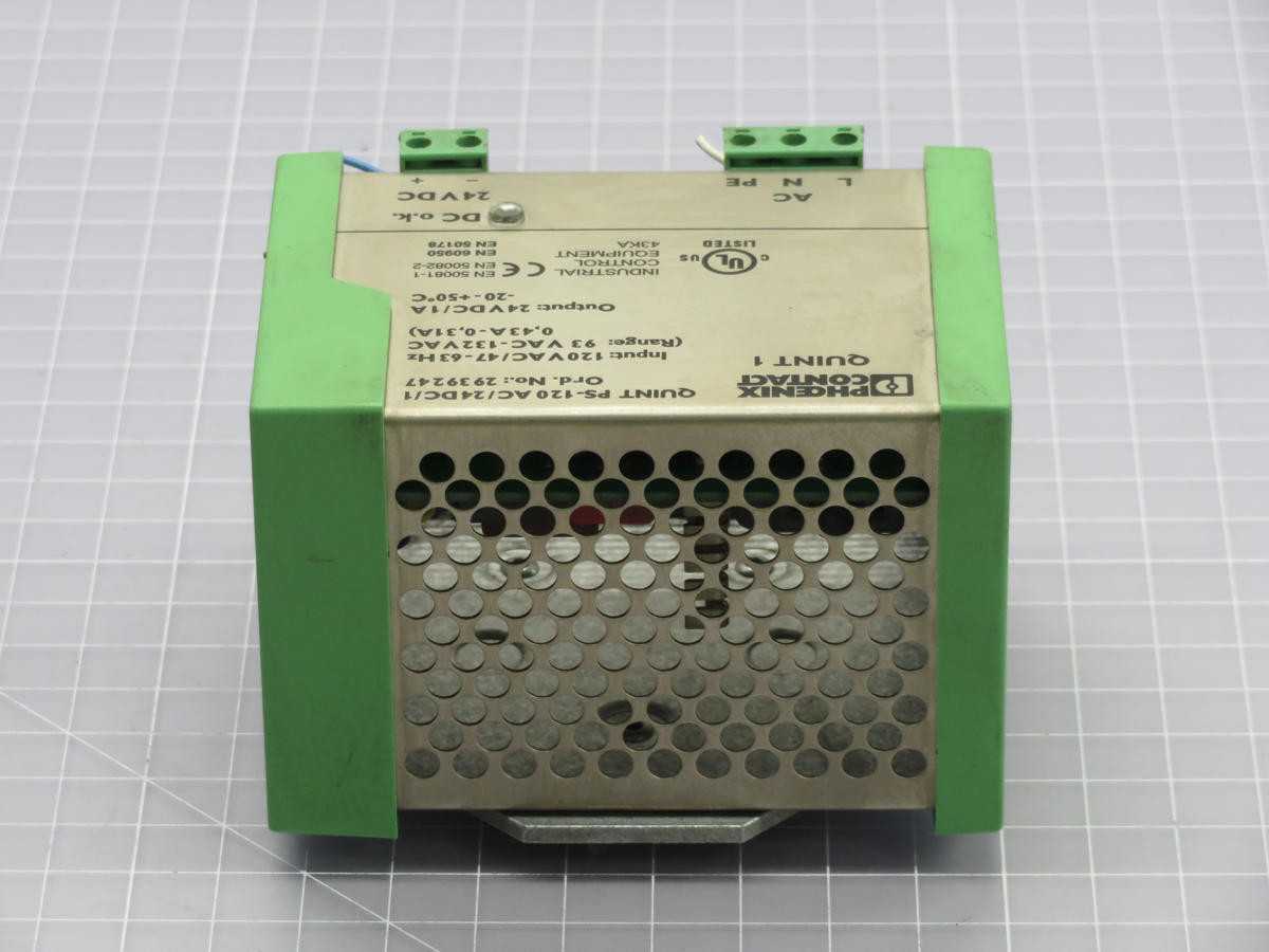 PHOENIX CONTACT 78-139-4300 POWER SUPPLY T218119 - POWER SUPPLIES