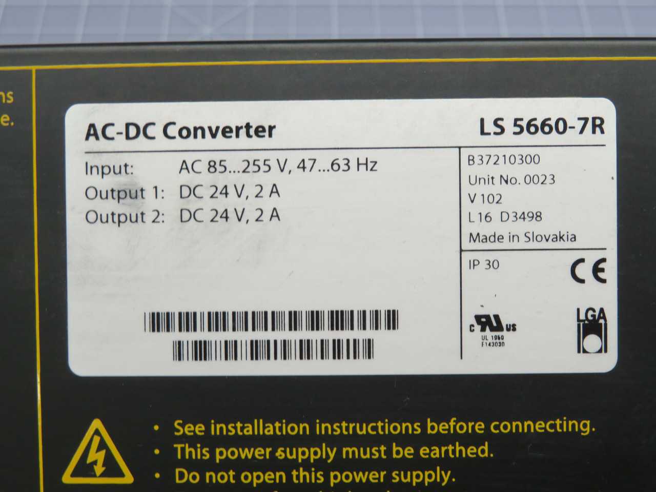 Power One LS 5660-7R AC DC Converter T183959 - POWER SUPPLIES