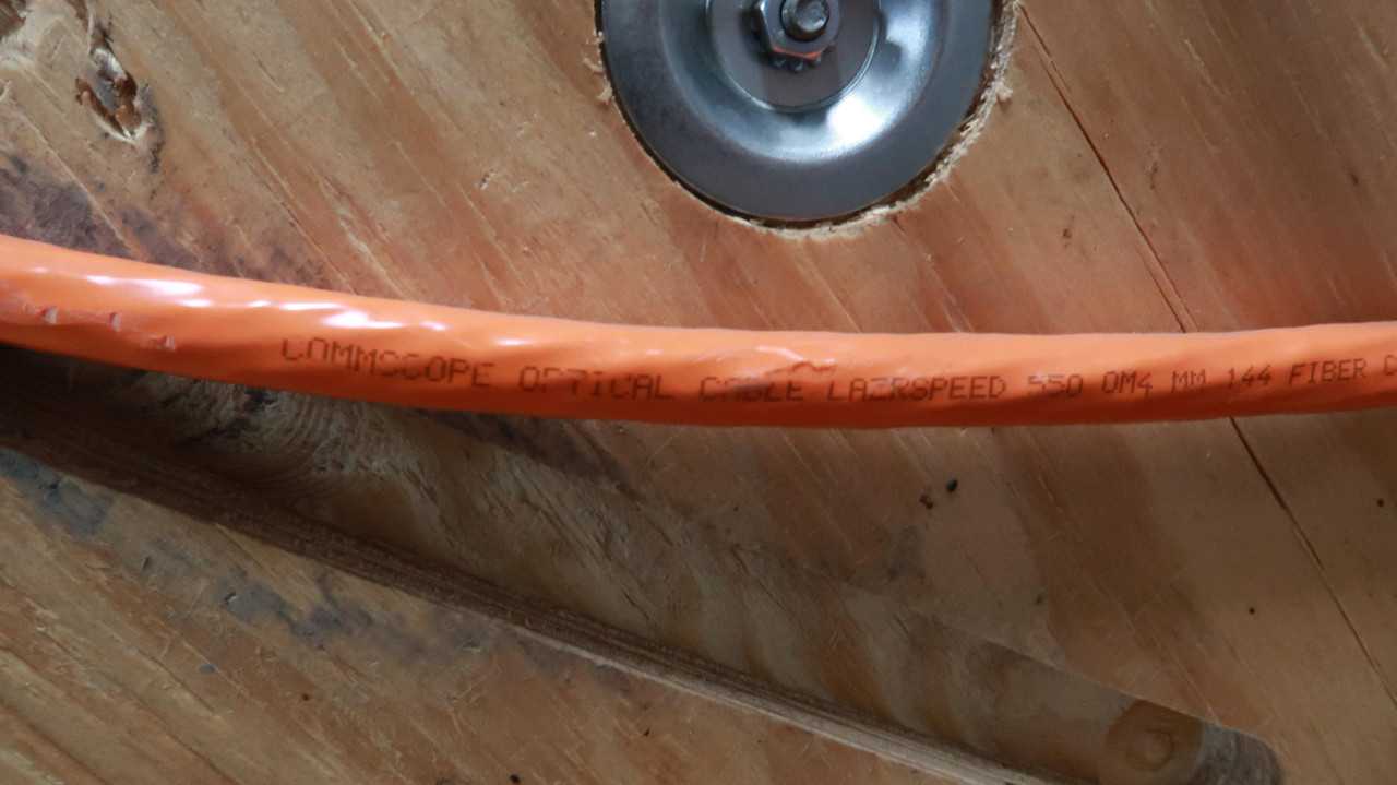 Commscope P-144-MP-5K-F120R Fiber Optic Cable 144 Fiber Multi Mode OM4 1682 ft - FIBER OPTIC CABLE