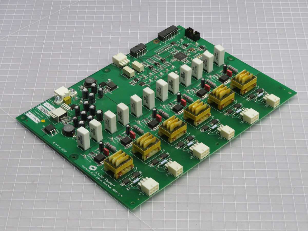 ACTIVE POWER 30573-1_02 30572-1 STATIC SWITCH INTERFACE BOARD T260734 - PCB CIRCUIT BOARDS