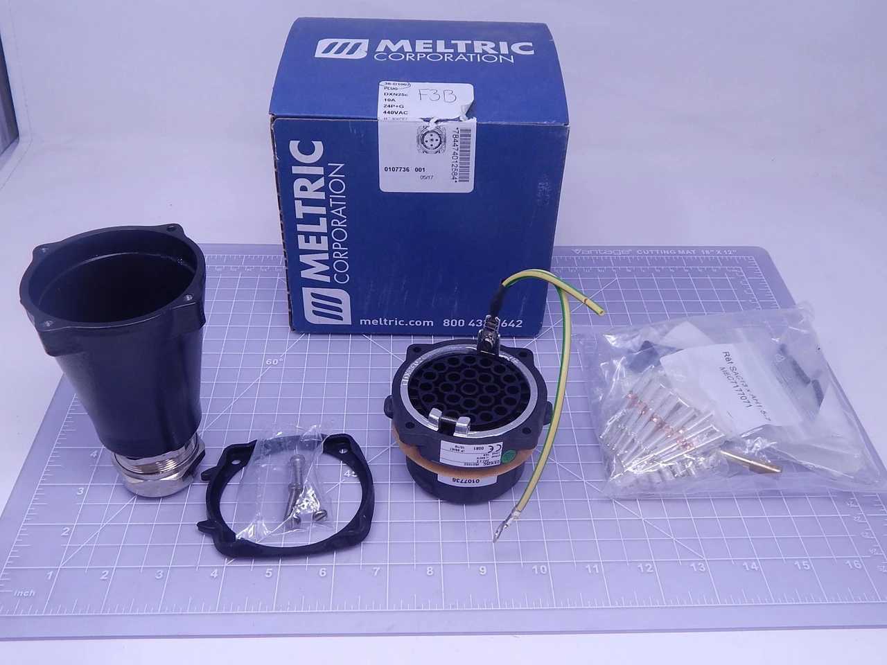 MELTRIC 36-D1002 CONNECTOR PLUG 440V T137845 - INDUSTRIAL PARTS
