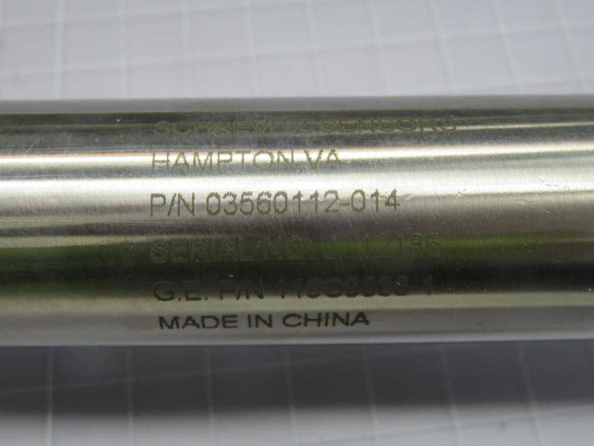 TE CONNECTIVITY 03560112-014 TRANSDUCER
LVRT T222366 - PRESSURE TRANSDUCER