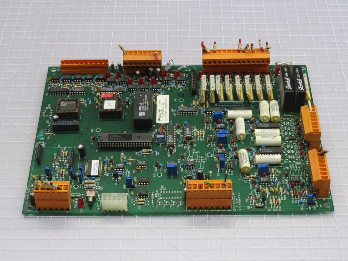 NOVATEC 07538-E 7634 CPU ANALOG BOARD T258168 - PCB CIRCUIT BOARDS