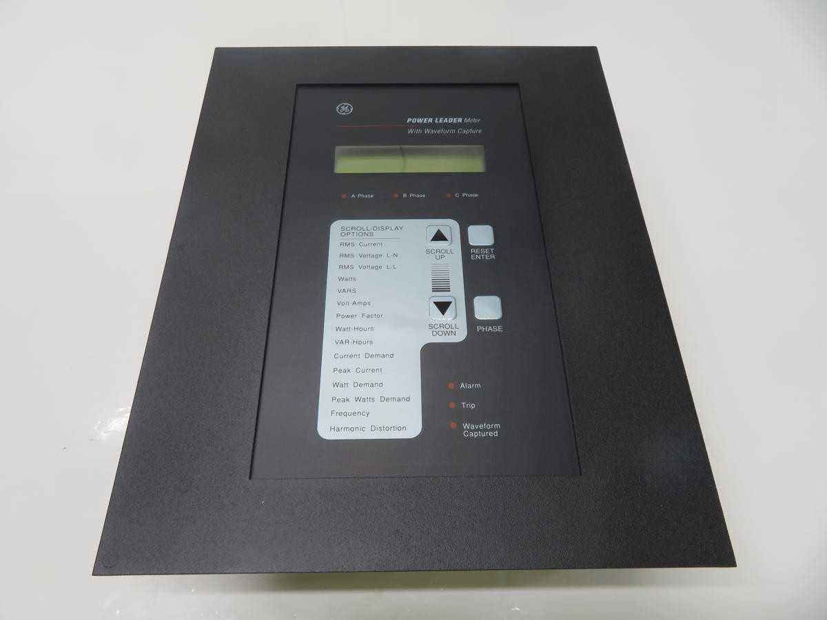 GE TM1G04 POWER LEADER POWER PANEL METER T211532 - PANEL METERS