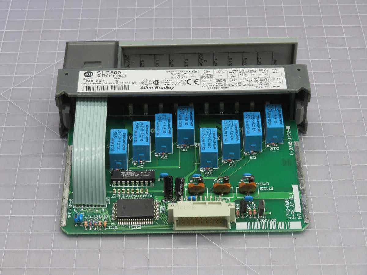 ALLEN BRADLEY 1746-OW8 SLC500 OUTPUT MODULE T231217 - INDUSTRIAL PARTS