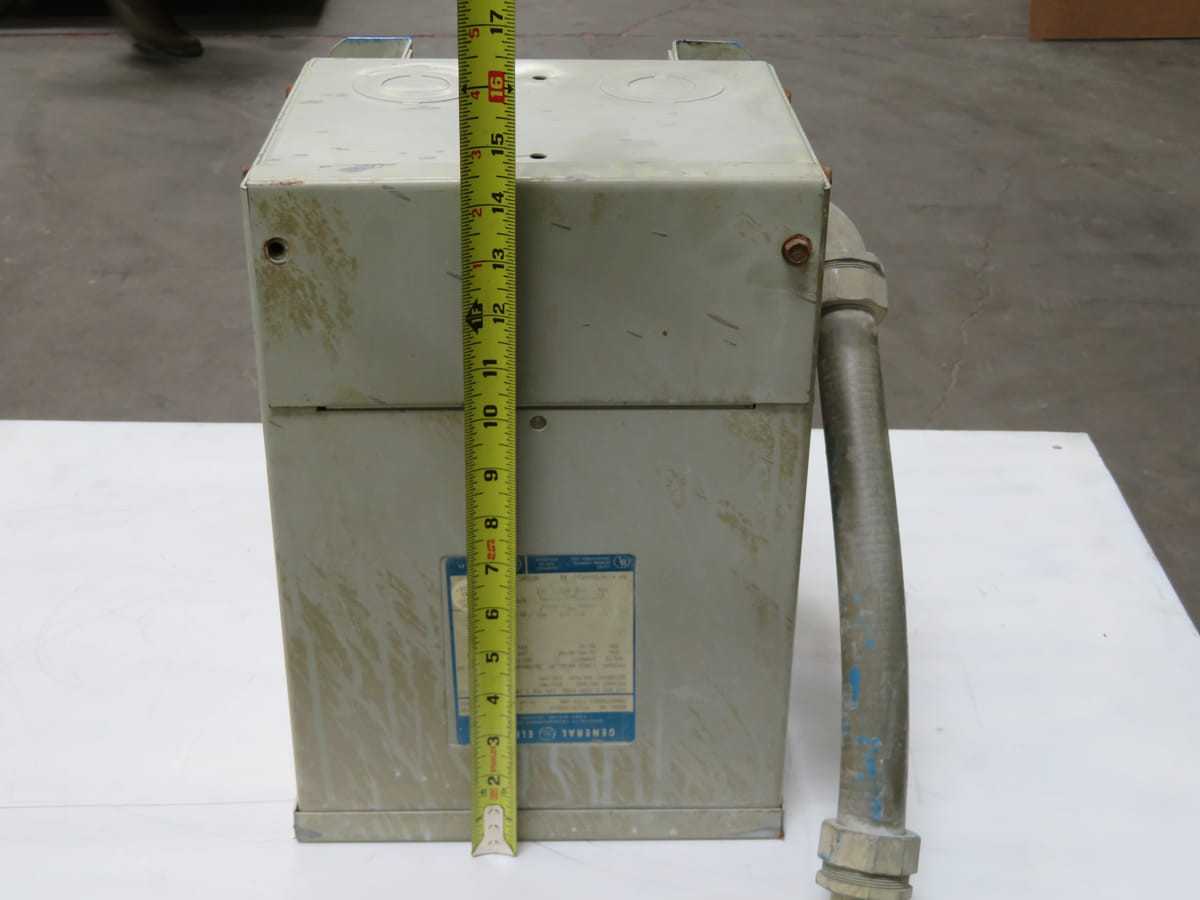 GENERAL ELECTRIC 9T21B1055G02 SINGLE PHASE TRANSFORMER 5 KVA T198389 - MACHINING ACCESSORIES & TOOLING