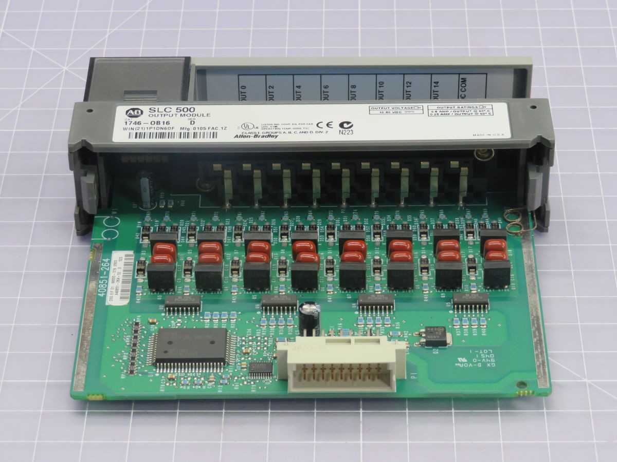ALLEN BRADLEY 1746-OB16 OUTPUT MODULE T248879 - INDUSTRIAL PARTS
