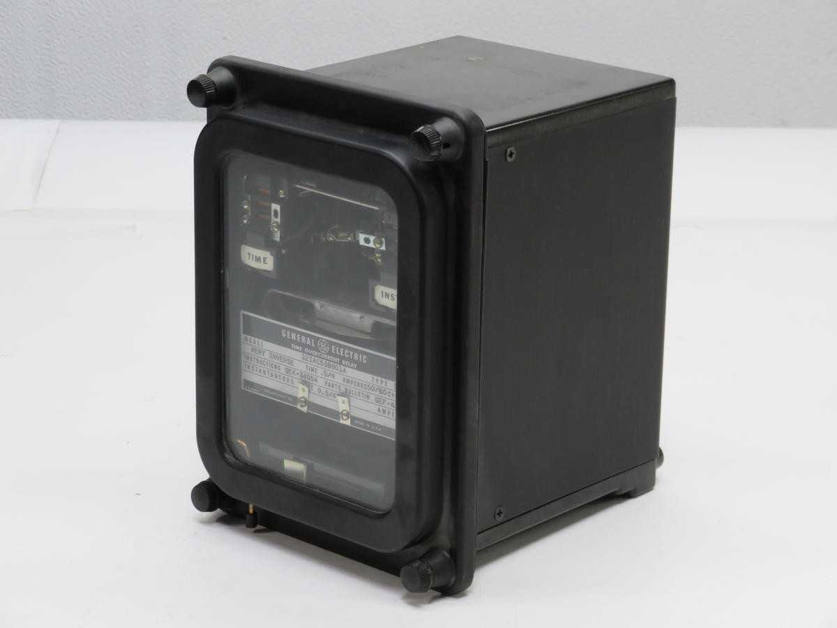 GE 12IAC53B801A TYPE IAC TIME OVERCURRENT RELAY T210302 - ELECTRICAL COMPONENTS