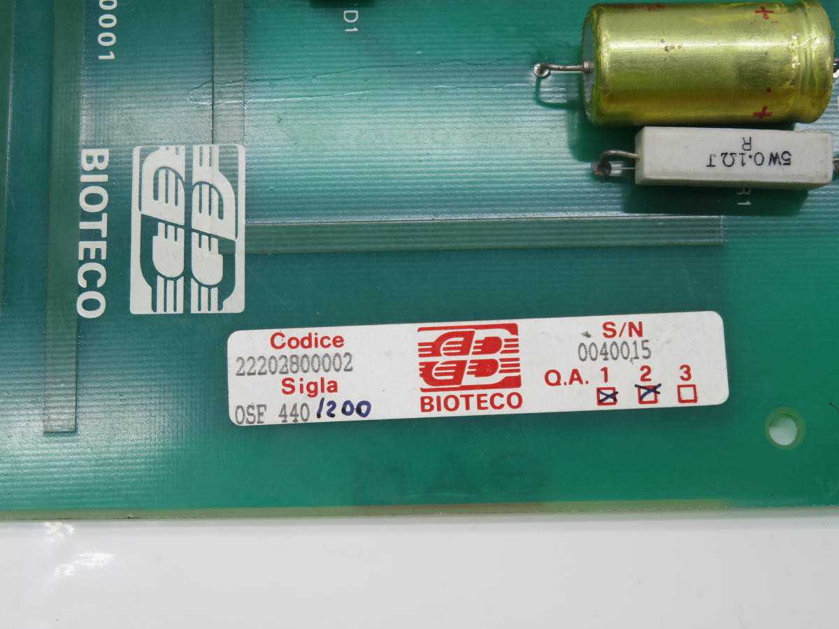 BIOTECO 22202800002 PCB CIRCUIT BOARD T239842 - PCB CIRCUIT BOARDS