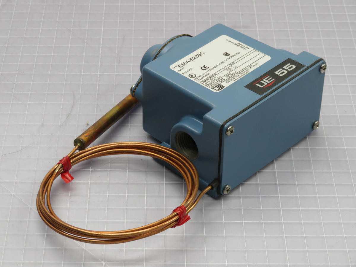 United Electric E55A-E23BC Temperature Switch T217482 - TEMPERATURE CONTROL COMPONENTS