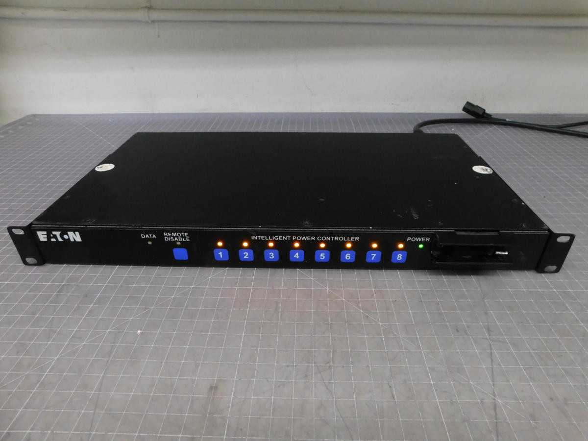 EATON IPC3401-NET INTELLIGENT POWER CONTROLLER, 8 OUTLETS, 19" RACK MOUNTABLE M4531 - ELECTRICAL COMPONENTS