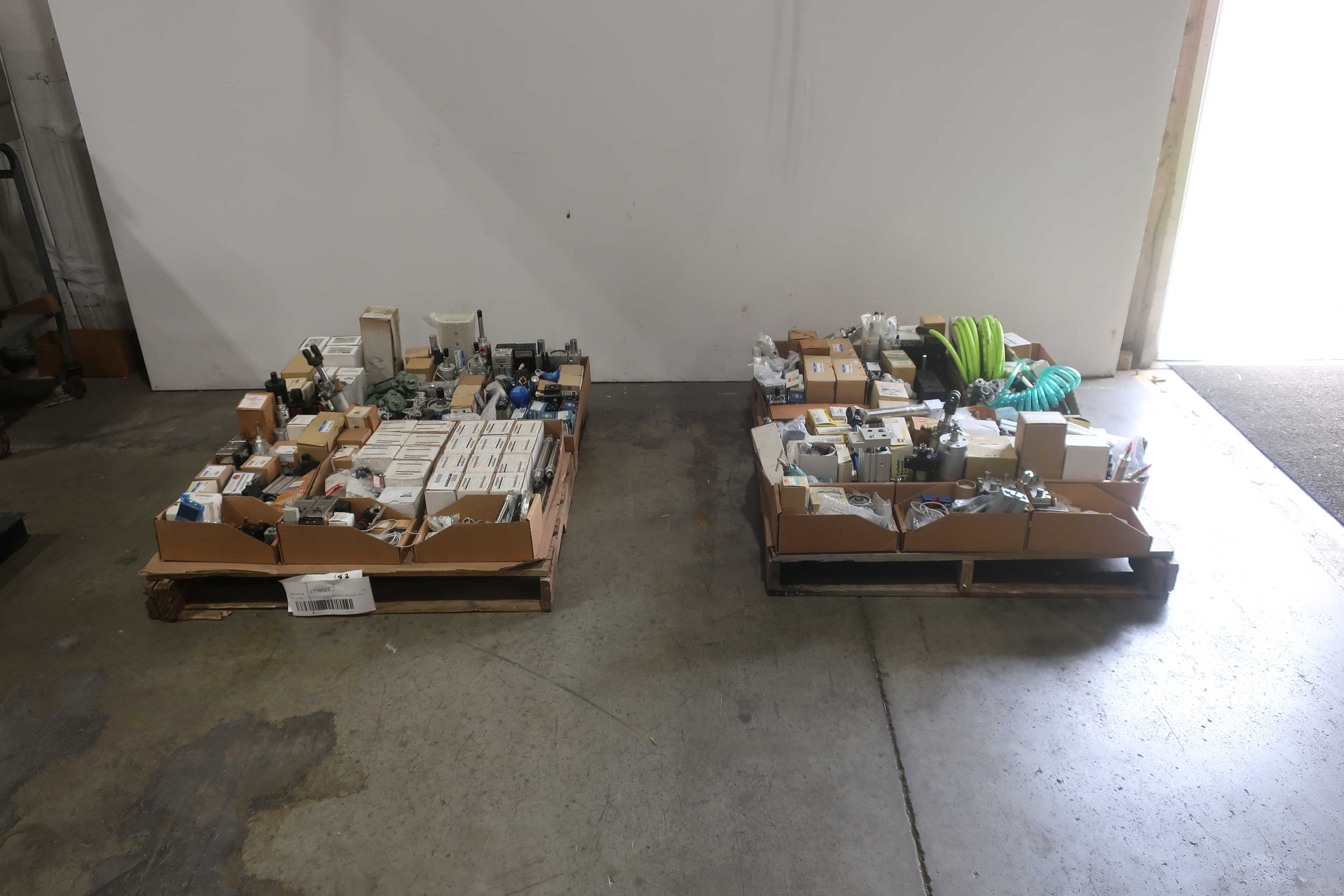 SKU 1770521 - 2 PALLETS OF ASSORTED PNEUMATIC REPLACMENT PARTS - PNEUMATIC PARTS