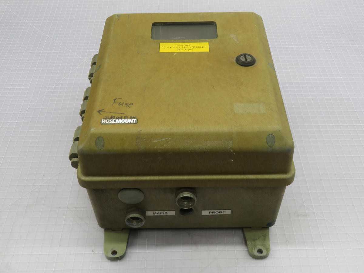 ROSEMOUNT 3D39112G01 OXYGEN GAS TRANSMITTERS & ANALYZER T213192 - PRESSURE TRANSMITTER