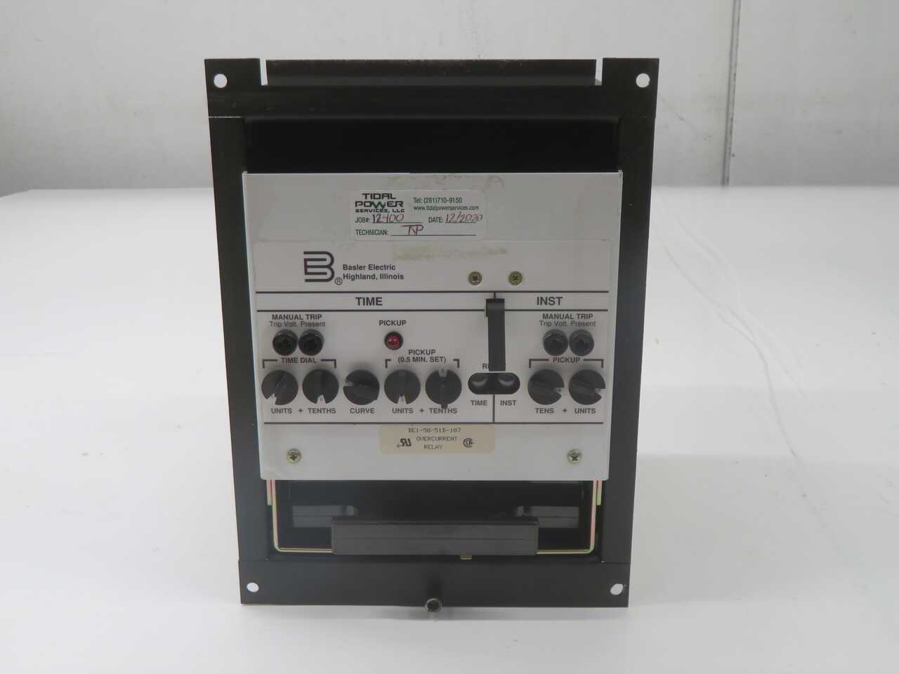 BASLER BE1-50/51B-107 OVERCURRENT RELAY T269984 - PROTECTION RELAY