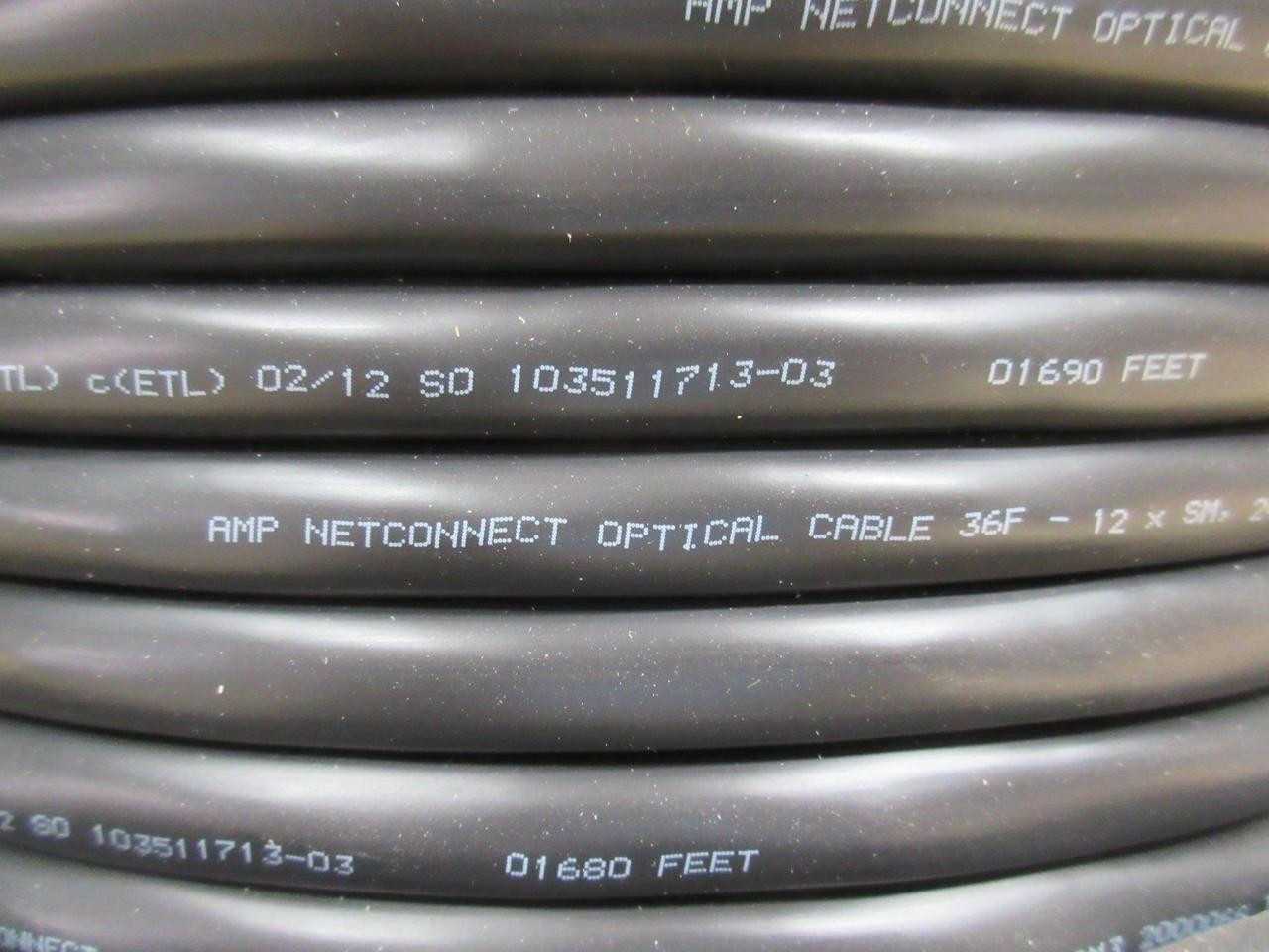 FIBER OPTIC CABLE ROLL OM3 SINGLE MODE 36 FIBER (2139 FT TOTAL) T65031 - FIBER OPTIC CABLE