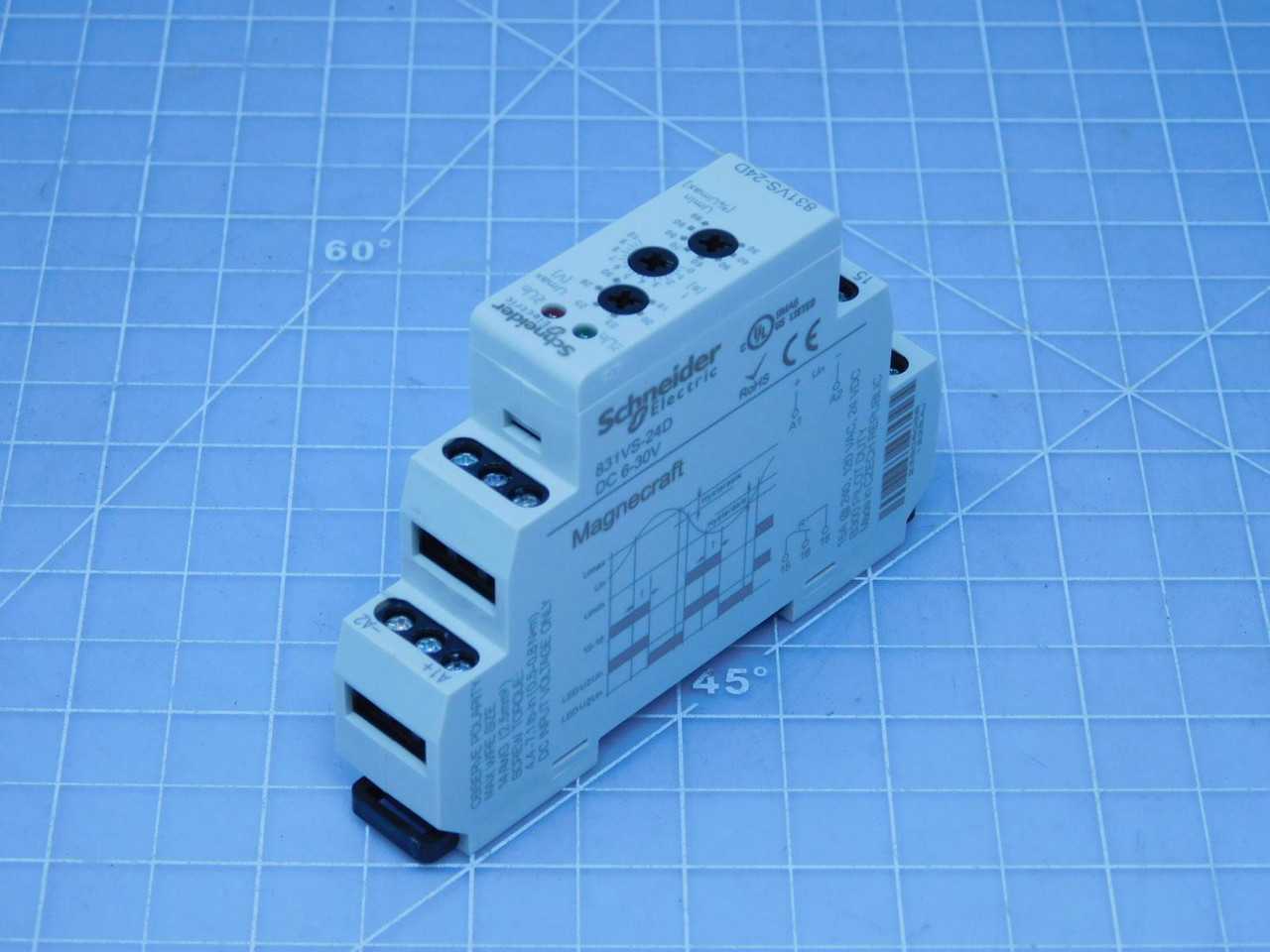 LOT OF 10 SCHNEIDER 831VS-24D GENERAL PURPOSE RELAY T149611 - ELECTRICAL RELAYS