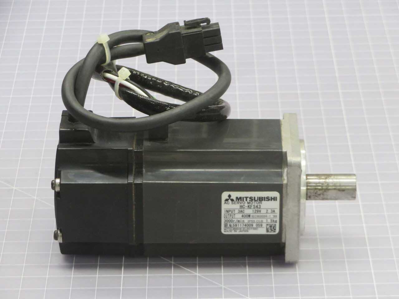Mitsubishi HC-KFS43 AC Servo Motor T245257 - SERVO