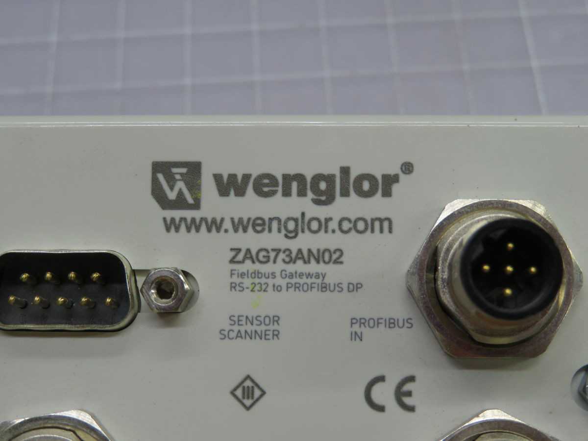 WENGLOR ZAG73AN02 FIELDBUS GATEWAY BH0229 - PLC MODULES