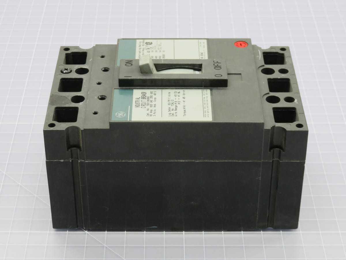GENERAL ELECTRIC TED136060 TCAL12 INDUSTRIAL CIRCUIT BREAKER T217878 - INDUSTRIAL PARTS
