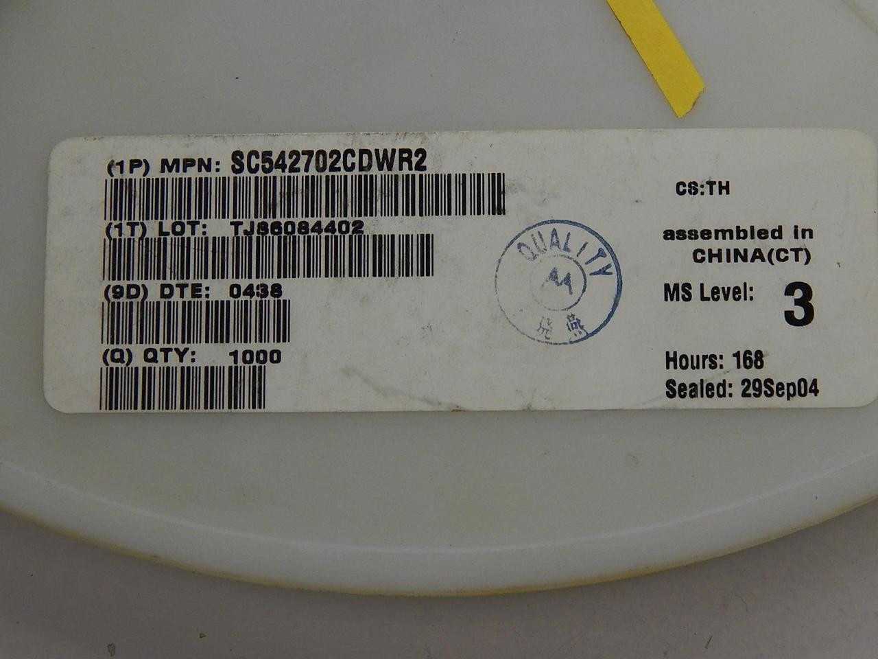 LOT OF 137 VR5951 SC542702CDWR2 CTCAN0438 SC542702CDW IC MICRO TSC6 W/ FIXED MASK SC T88692 - INDUSTRIAL PARTS
