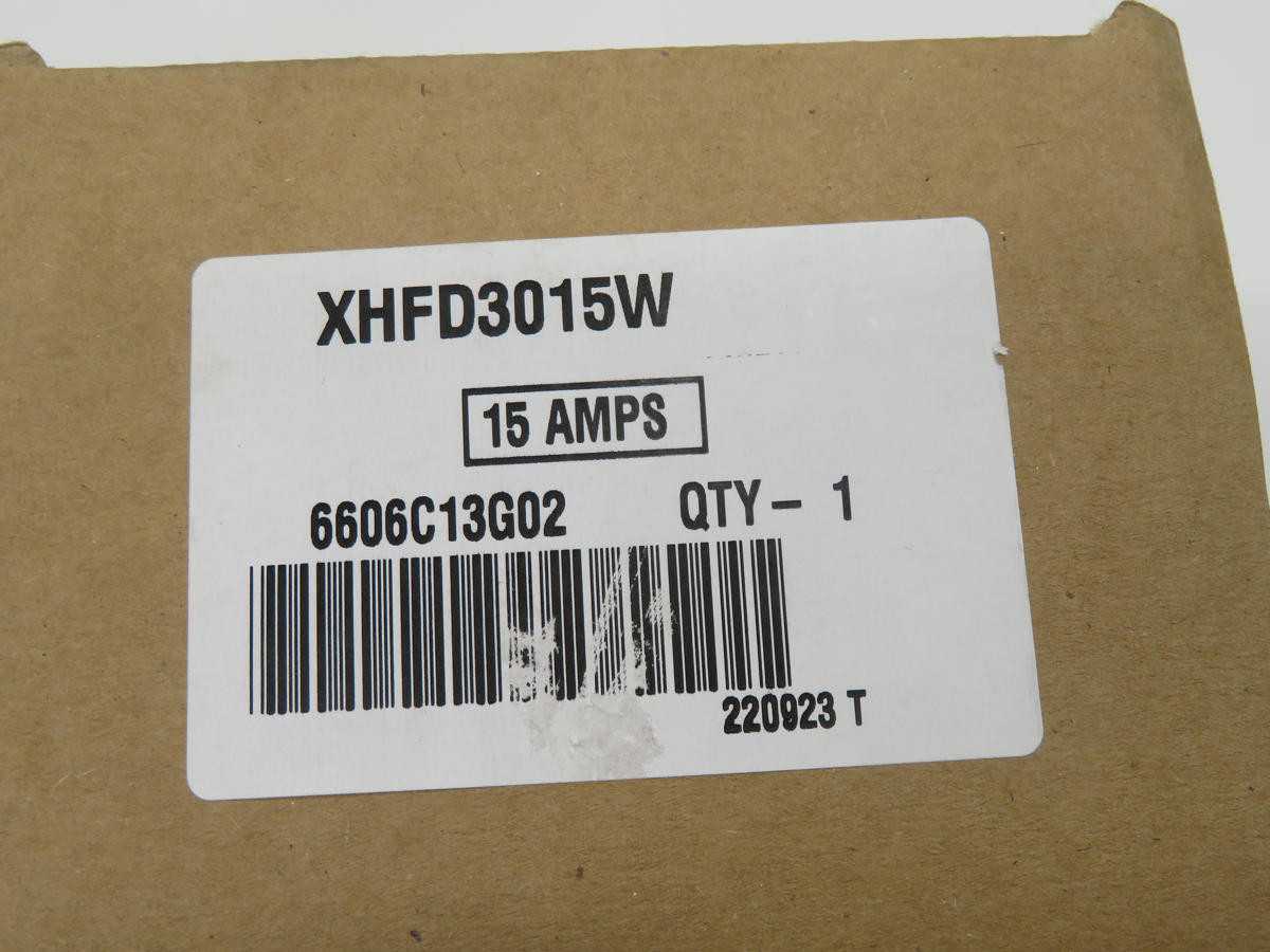 Eaton XHFD3015W 6606C13G02 Circuit Breaker T226979 - CIRCUIT BREAKERS