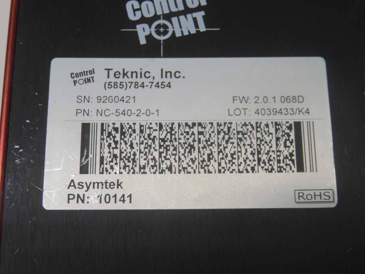 TEKNIC NC-540-2-0-1 10141 NETWORK CONTROLLER T271191 - INDUSTRIAL PARTS
