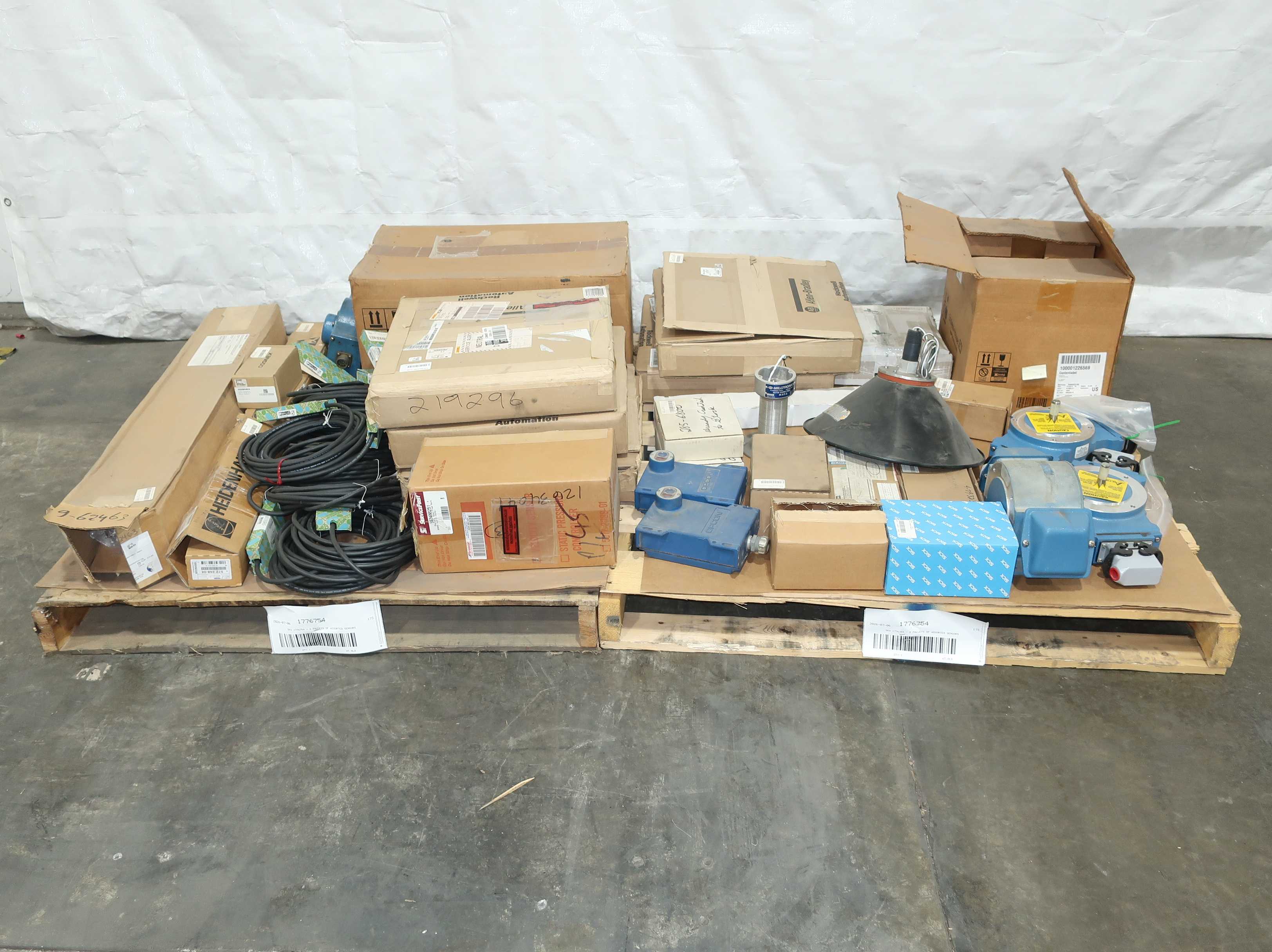 SKU 1776754 - 2 PALLETS OF ASSORTED SENSORS - SENSORS