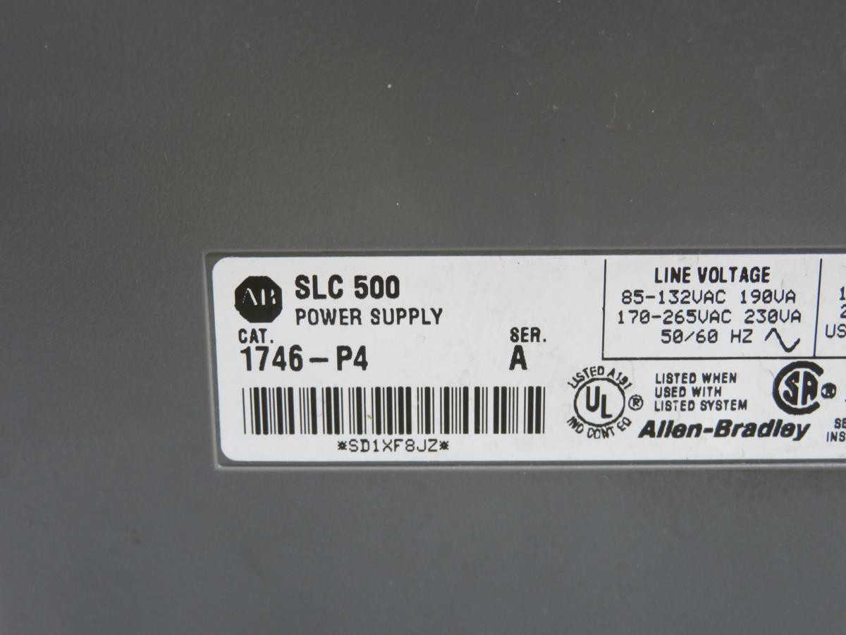 Allen-Bradley 1746-P4 Power Supply - Reliable Performance for Your Automation Needs - INDUSTRIAL PARTS