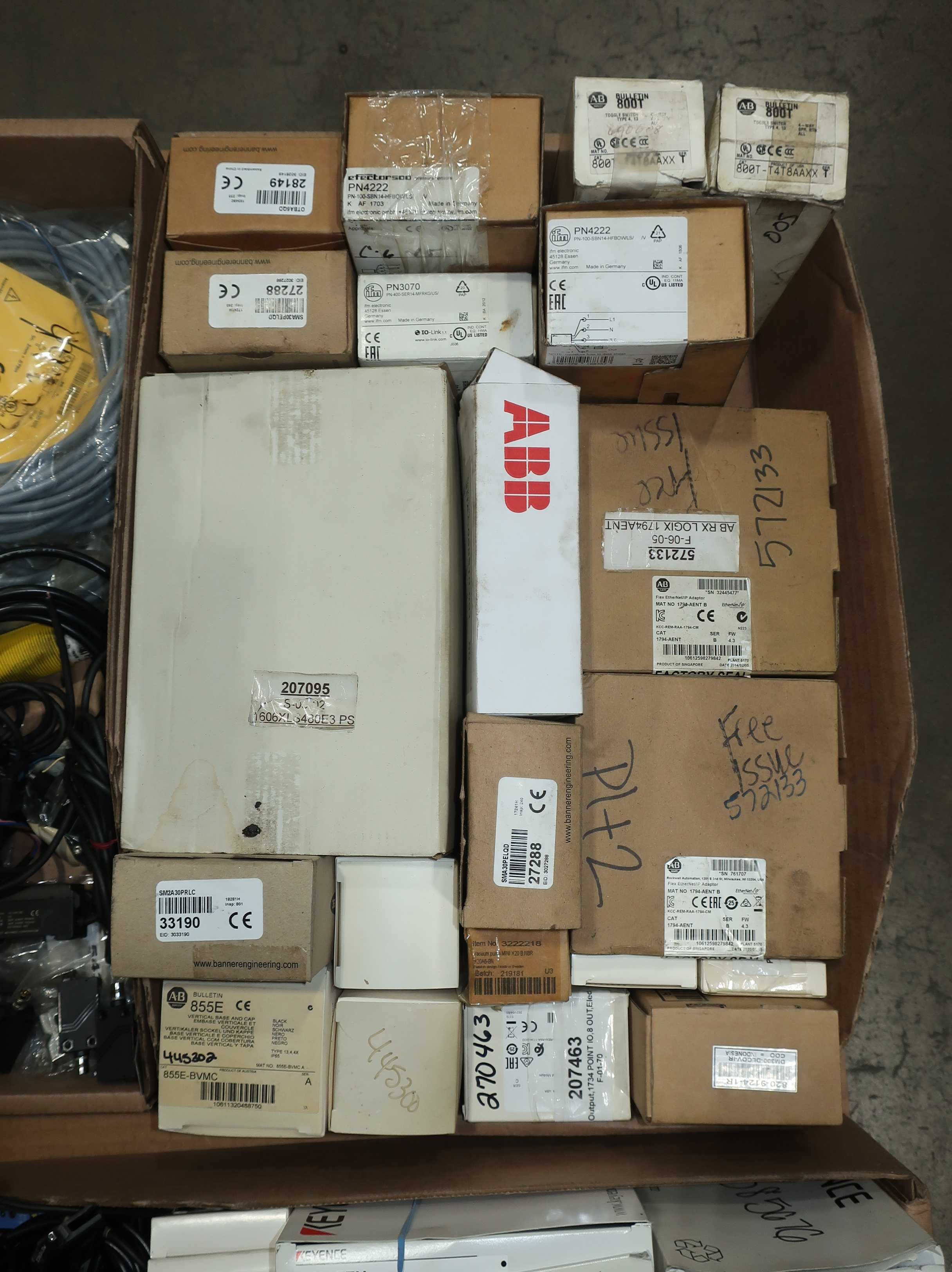 PALLET OF ASSORTED AUTOMATION - AUTOMATION & CONTROLS