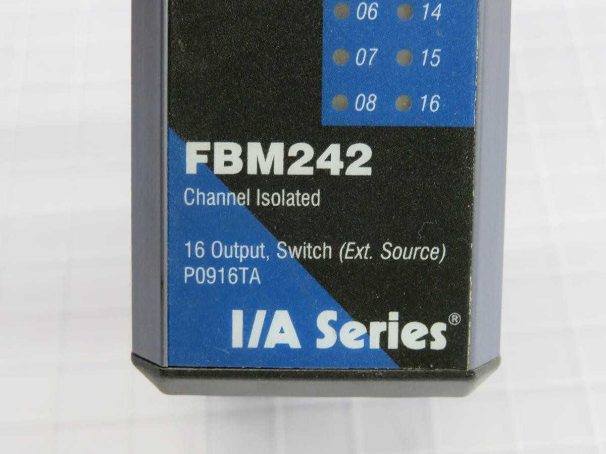 FOXBORO FBM242 16 OUTPUT MODULE T212062 - INDUSTRIAL PARTS