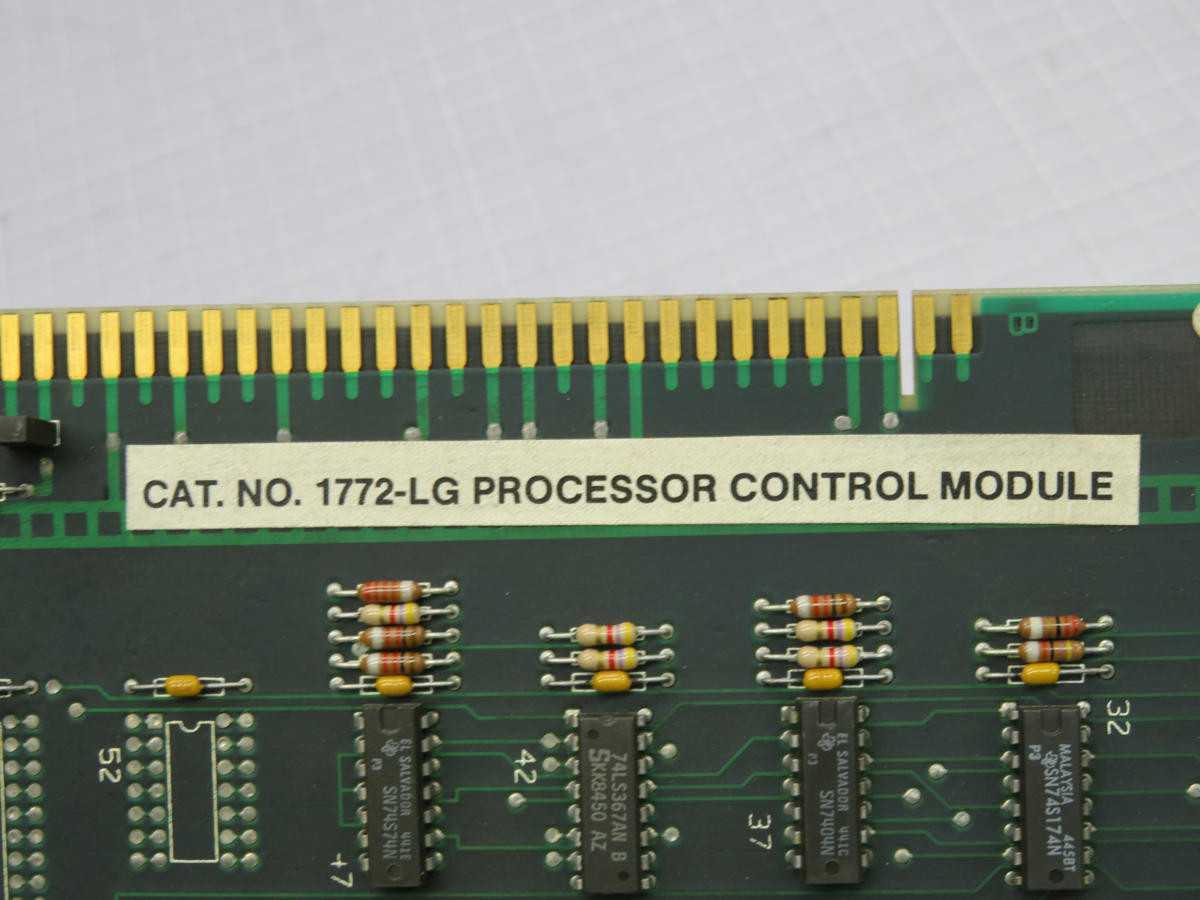 ALLEN BRADLEY 1772LG PROCESSOR CONTROL MODULE T217232 - INDUSTRIAL PARTS