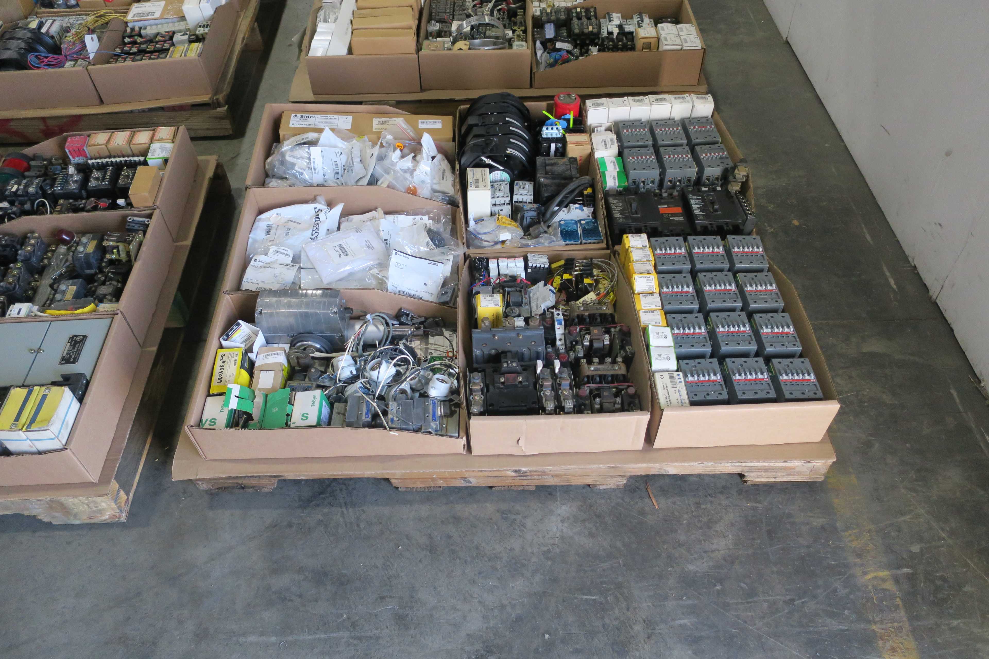 SKU 1787382 - 4 PALLETS OF ASSORTED ELECTRICAL & AUTOMATION - ELECTRICAL COMPONENTS
