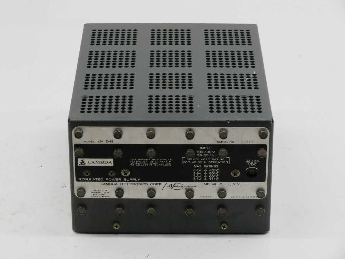 LAMBDA LM D48 REGULATED POWER SUPPLY T212605 - POWER SUPPLIES