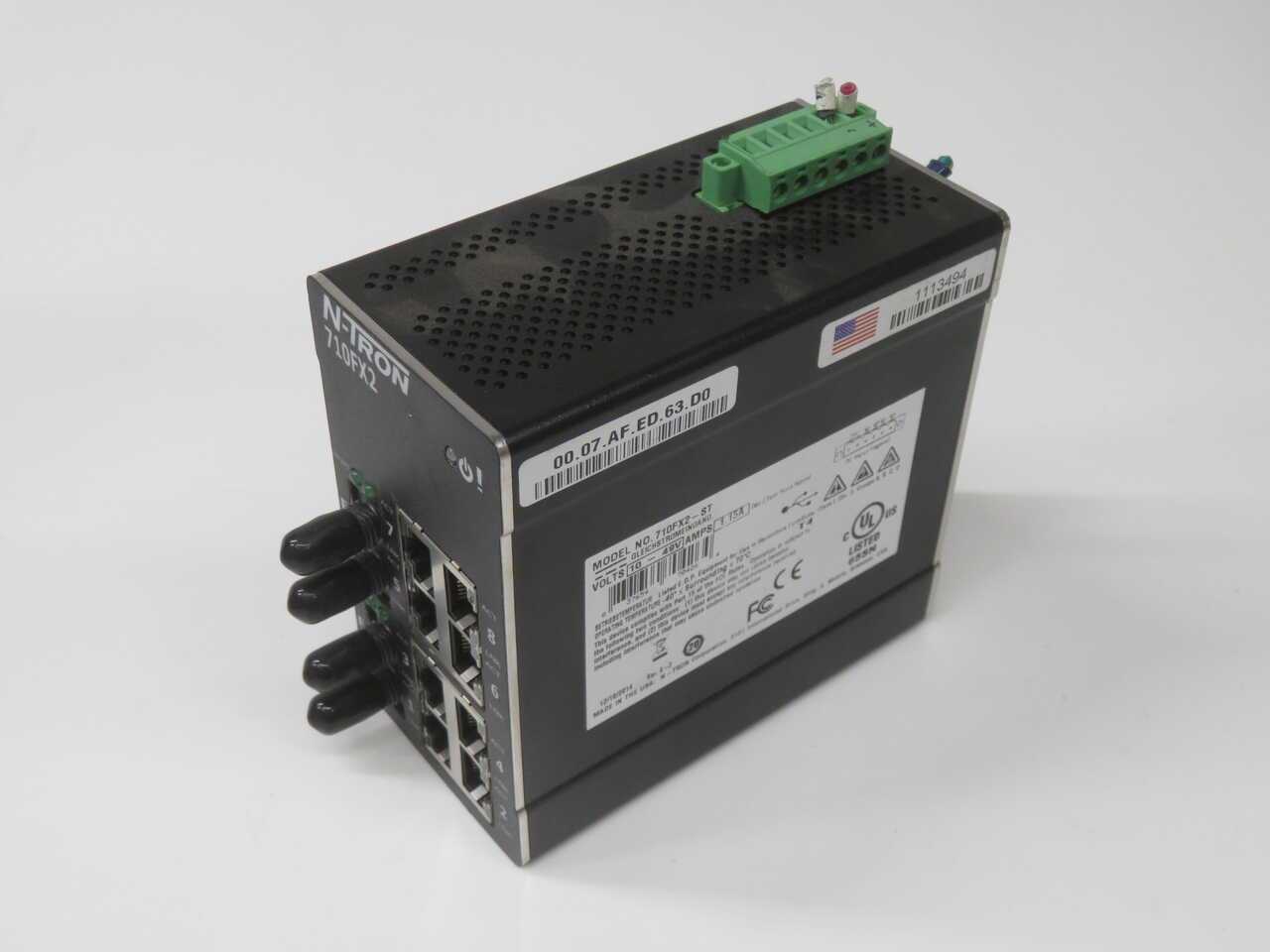 N-TRON 710FX2-ST ETHERNET SWITCH T270436 - SWITCHES