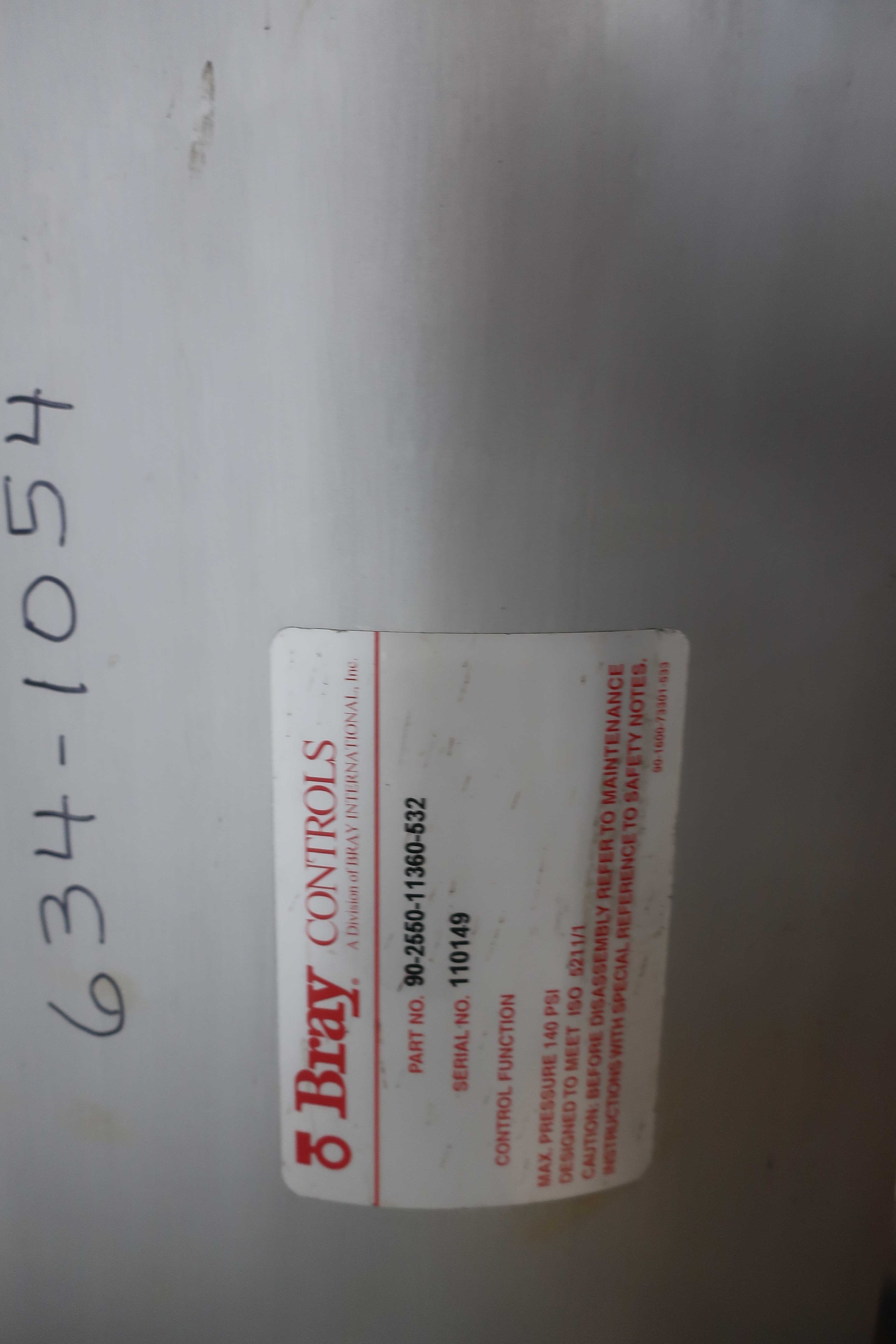 SKU 1772474 - BRAY 32-2600-13075-111 PNEUMATIC 26IN CONTROL VALVE - CONTROL VALVE